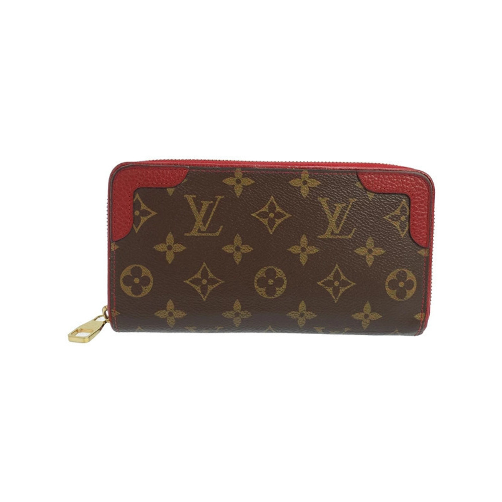 Louis Vuitton Monogram Zippy Wallet Retiro Round Zipper Long